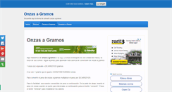 Desktop Screenshot of onzasagramos.com