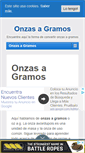 Mobile Screenshot of onzasagramos.com