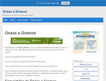 Tablet Screenshot of onzasagramos.com